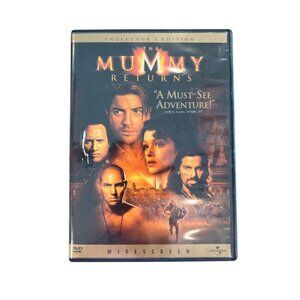 The Mummy Returns DVD 2001 Collectors Edition Action Movie Pre-Owned